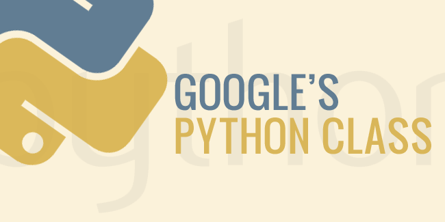 Google's Python Class