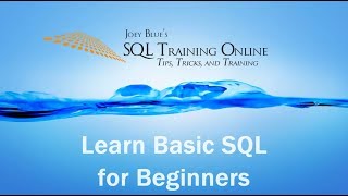 Learn SQL in 1 Hour - SQL Basics for Beginners